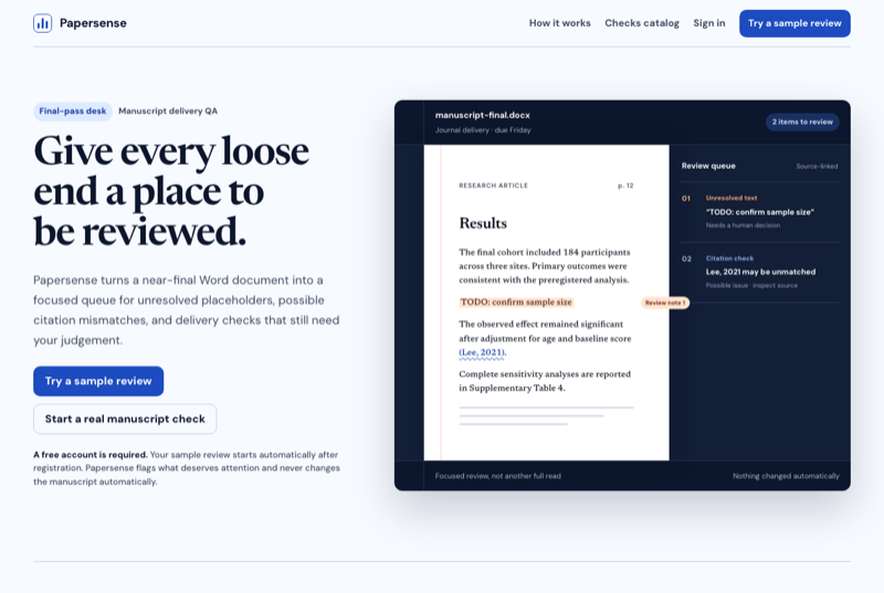 Papersense